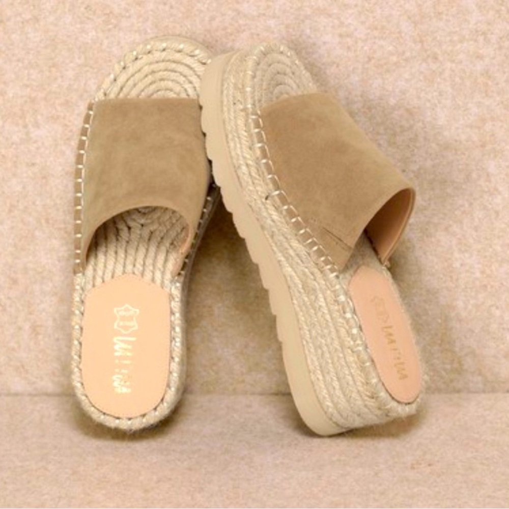 PRAIRIE PATH PLATFORM SANDAL from THREE BIRD NEST